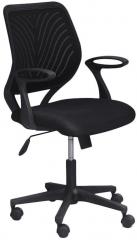 @home Duke Mid Back Office Chair in Black colour