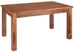@Home Festo Eight Seater Solid Wood Dining Table in Brown Colour