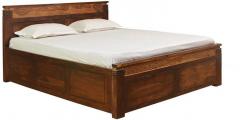 @Home Impression Storage Queen Bed in Brown Colour