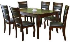 @Home Larissa Six Seater Dining Set in Cappuccino Colour