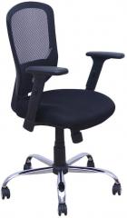 @home Matrix Mid Back Office Chair in Black colour