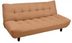 @home Max Three Seater Sofa Cum Bed in Tan Colour