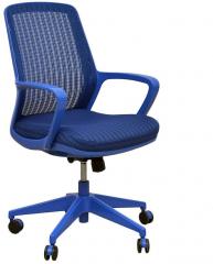 @home Ocean Mid Back Office Chair in Blue colour