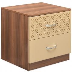 @home Steve Night Stand 2 Drawer in Beige Colour