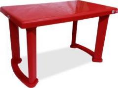 Avro Furniture Delta RED Plastic 6 Seater Dining Table
