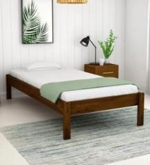 Brightwood Solid Wood Sheesham Wood Single Bed For Living Room, Bed Room Solid Wood Single Bed