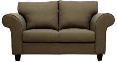 CasaCraft Anapolis Double Seater Sofa with Throw Pillows in Cedar Brown Colour