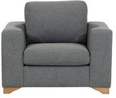 Casacraft Iganzio One Seater Sofa in Platinum Grey Colour