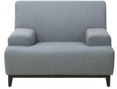 CasaCraft Palmira Single Seater Sofa in Stone Grey Colour