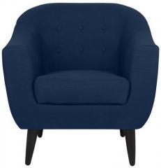 CasaCraft Tokyo Totally One Seater Sofa in Oritz Blue Colour
