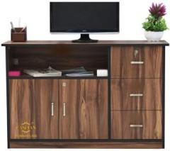 Caspian Tv unit / Cabinet / Shoerack || Multipurpose Cabinet with Drawer, Shelves & Door Engineered Wood TV Entertainment Unit
