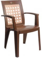 Cello Impact High Back Chair Set of Two in Brown colour