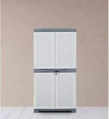 Cello Novelty Big Color White and grey Plastic Cupboard