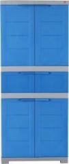 Cello Novelty Triplex Blue & Grey Plastic Cupboard