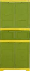 Cello Novelty Triplex Green & Yellow Plastic Cupboard