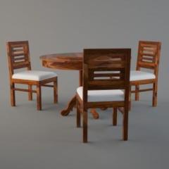 Cherry Wood Rosewood Solid Wood 3 Seater Dining Set