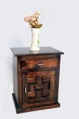 Cherry Wood Rosewood Solid Wood Bedside Table
