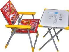 Chhota Rabbit 3D TABLE CHAIR SET FOR KIDS Fabric Desk Chair