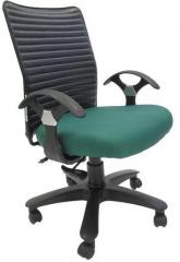 Chromecraft Geneva Desktop T Office Ergonomic Chair in Green Colour