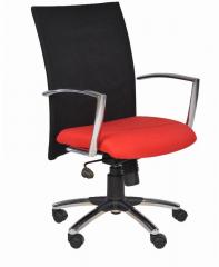 Chromecraft Malaysia Low Back Office Chair Red in Red Colour