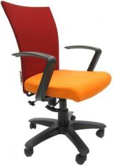 Chromecraft Marina Office Ergonomic Chair in Orange Colour