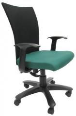 Chromecraft Marina WW Office Ergonomic Chair in Black & Green Colour