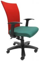Chromecraft Marina WW Office Ergonomic Chair in Red & Green Colour