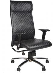 Chromecraft Nice High Back Office Chair in Black Colour