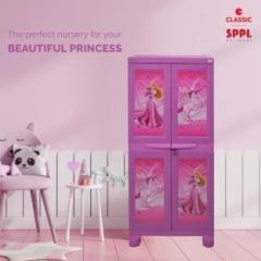 Classic Furniture Barbie Unicorn Theme HANGER TYPE Wardrobe|Cabinet|Closet for Kids Plastic Free Standing Cabinet