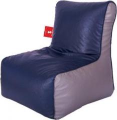 Comfybean XL Clemenzo Chairs Indigo Grey Bean Bag Chair With Bean Filling