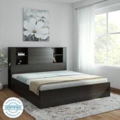 Crystal Furnitech Claris Charger Bed Engineered Wood Queen Box Bed