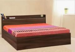 Delite Kom Cherry Engineered Wood Queen Box Bed