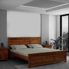 Devki Interiors Solid Wood Queen Bed