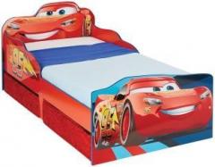 Disney Cars Under Bed Storage Toddler Solid Wood Single Box Bed