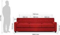 Dolphin Solitaire Fabric 3 Seater Sectional