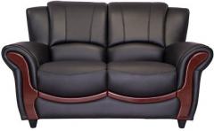 Durian Blos Double Seater Sofa in Black Colour