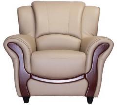 Durian Blos Single Seater Sofa in Beige Colour