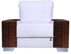 Durian Laredo Single Seater Sofa in White Colour
