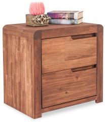 Durian Roman Bedside Table in Brown Colour