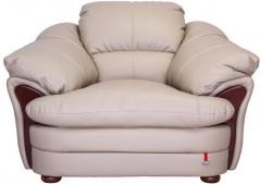 Durian Salina Single Seater Sofa in Beige Colour