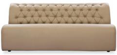 Durian Three Seater Sofa with Tufted Back in Muslin Beige Colour