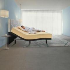 Duroflex Wave Adjustable Bed with Headboard & Quboid Pocket spring memory foam mattress Metal King Bed
