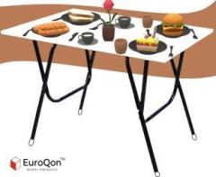 Euroqon Smart Foldable Imported Wood Engineered Wood 4 Seater Dining Table