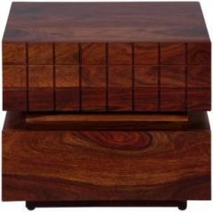 Evok Imperial New Solid Wood Bedside Table
