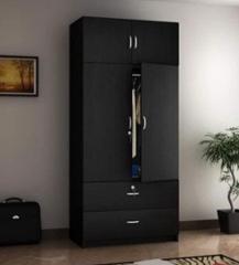 Exclusive Furniture Olala Two Wardrobe in Black Texture Finish