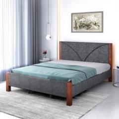 Flipkart Perfect Homes Massif upholstered Solid Wood Queen Bed