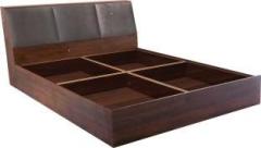 Fresh Up Alberto Engineered Wood Box Bed With Storage, Upholstered Headboard 78x72inches Engineered Wood King Box Bed