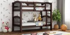 Furinno Sheesham Wood Standard Darla Bunk Bed for Home Living Room and Adults Solid Wood Bunk Bed