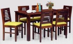 Furniselan Solid Wood 6 Seater Dining Set