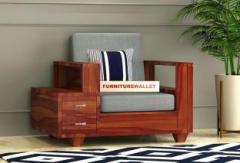 Furniture Wallet Fabric 1 Seater Sofa